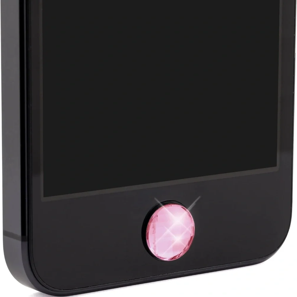 White Diamond 2 in 1 Crystal Home Button